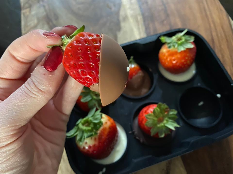 chocolate covered strawberry hack