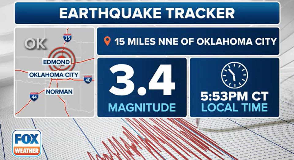 3.4 magnitude earthquake shake tracker