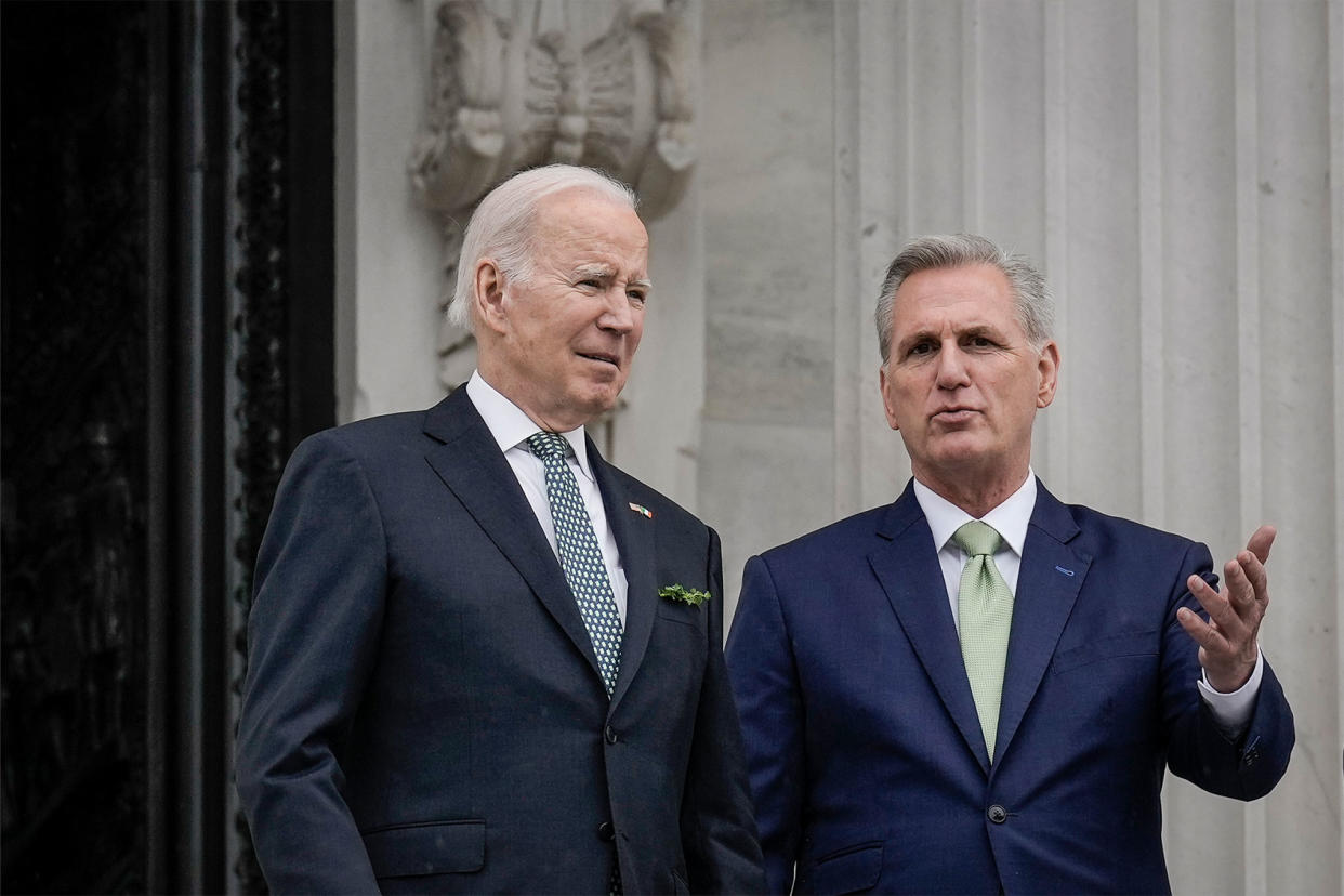 Joe Biden; Kevin McCarthy Drew Angerer/Getty Images