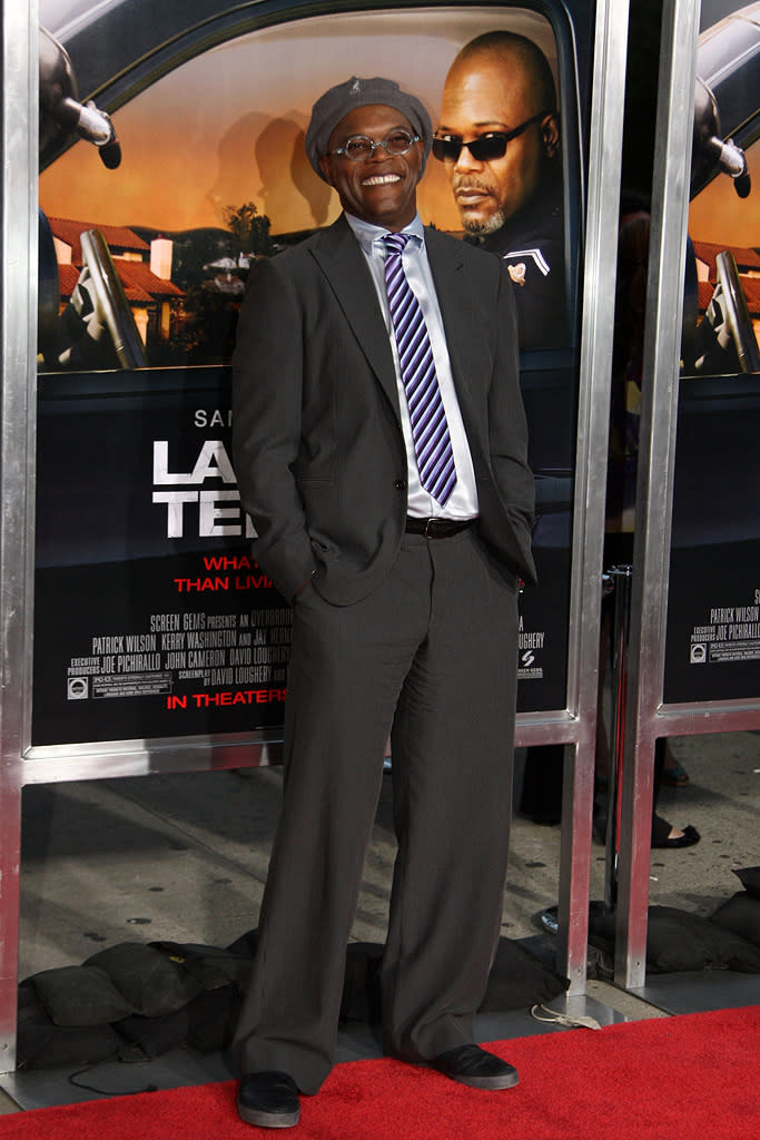 Lakeview Terrace NY Premiere 2008 Samuel L Jackson