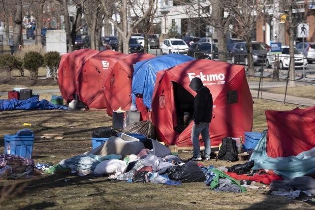 Halifax news: Homeless using ice-fishing shelters