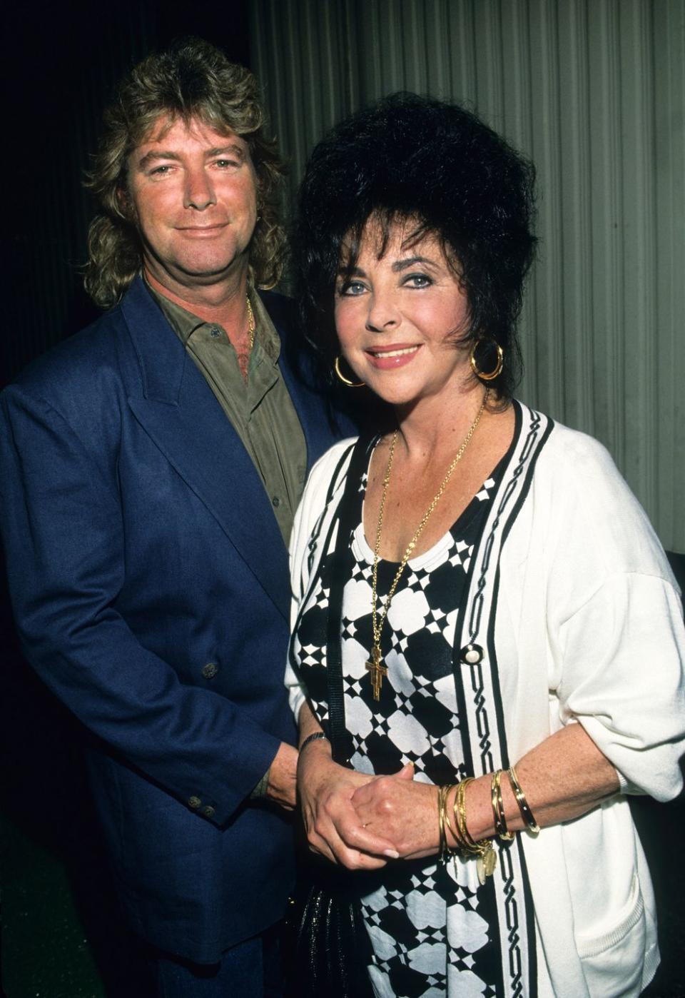 Elizabeth Taylor and Larry Fortensky