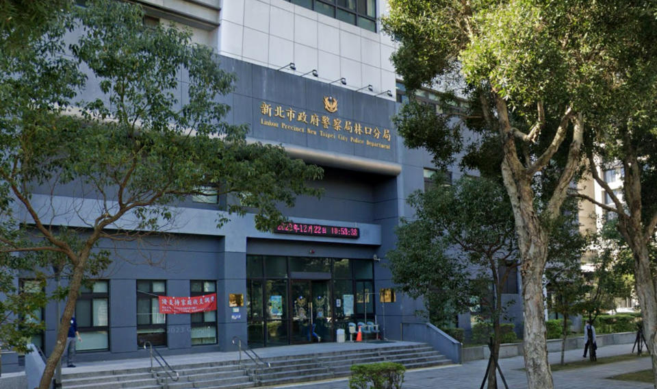 有民眾在新北林口警分局門口撿到1200顆彈殼。（圖／翻攝自Google map）