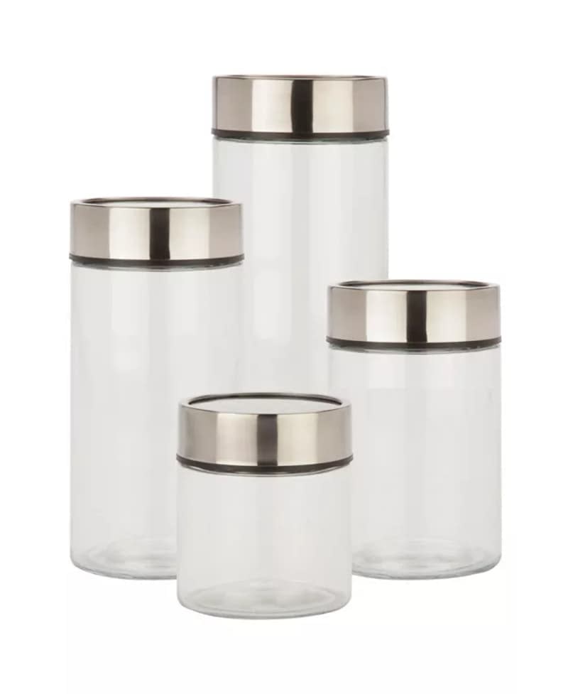 Honey Can Do Kitchen Glass Jar Set