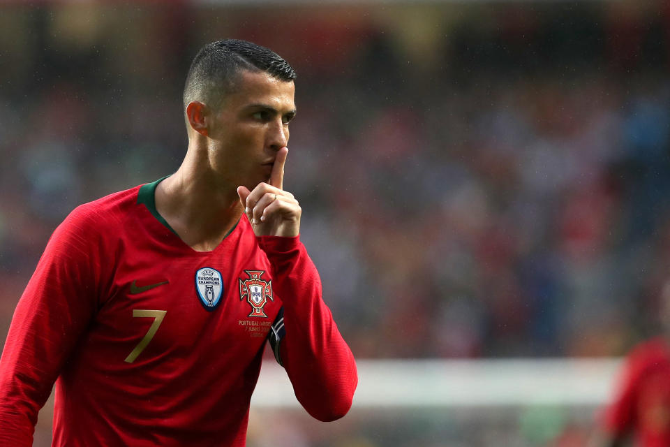 (File image) Portugal's forward Cristiano Ronaldo is leaving Manchester United with immediate effect, the English Premier League club announced on Tuesday, on November 22, 2022. In a brief statement, United said the decision, which comes a week after Ronaldo gave an explosive TV interview about his frustrations at the club, was made by mutual agreement. (Photo by Pedro Fiúza/NurPhoto via Getty Images)