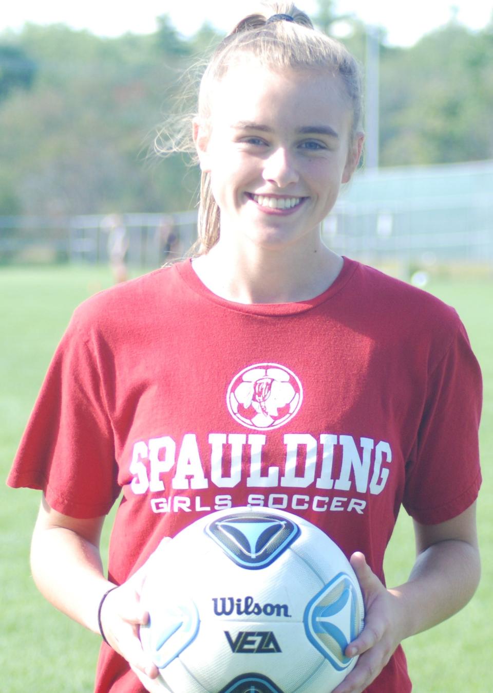 Spaulding High School soccer player Madi Trogler