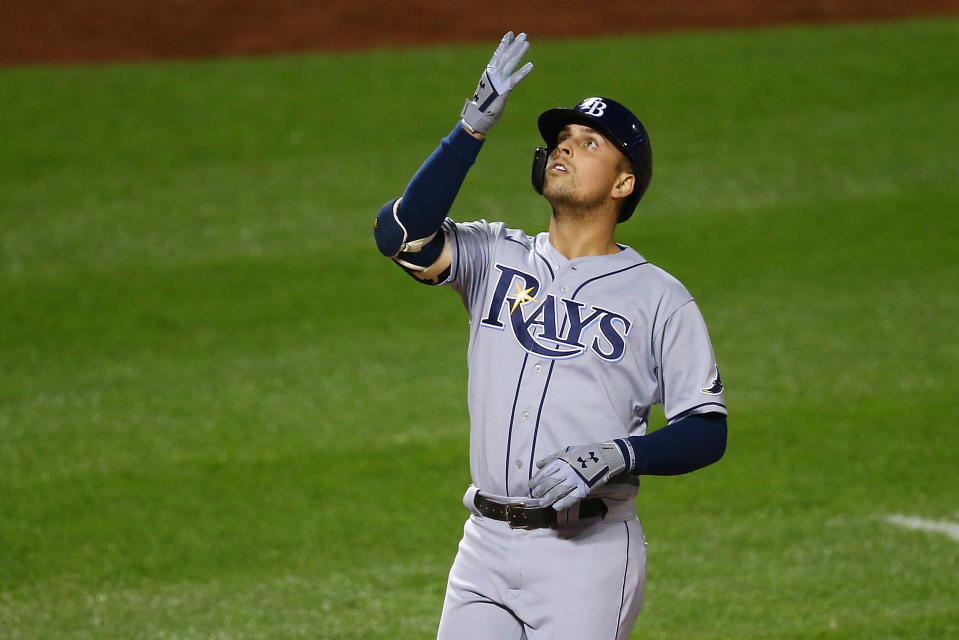 The Rays can clinch their AL East title with a win Tuesday. (Photo by Mike Stobe/Getty Images)