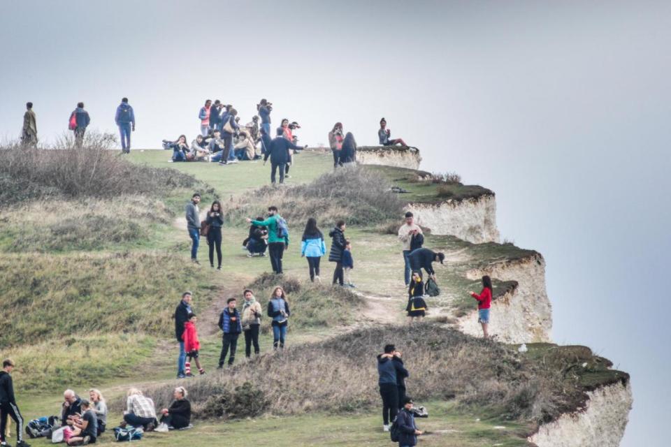 A student fell to her death yards from the spot where the woman posed for pictures (Alamy Live News)