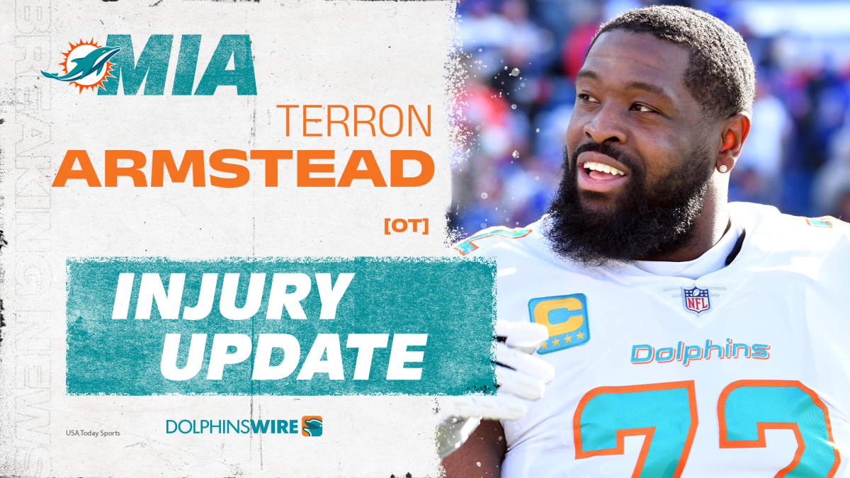 Dolphins' Mike McDaniel has already ruled out LT Terron Armstead for Week 5