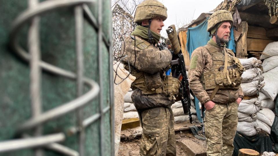 The Ukrainian army has been described as “very friendly” towards journalists, but wary of certain situations being filmed. - Credit: Dominique van Heerden