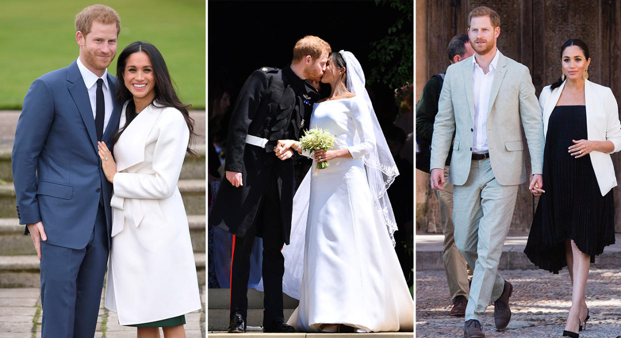 Meghan Markle and Prince Harry's relationship was highlighted in their Netflix documentary series. (Getty Images)