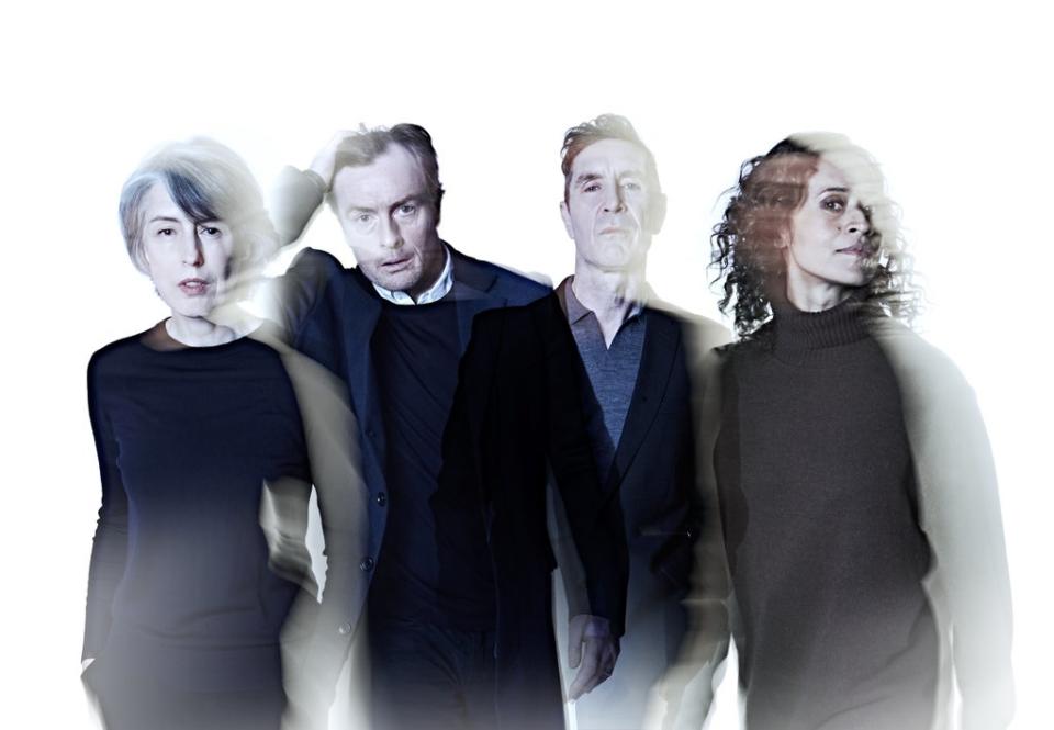 Gina McKee, Toby Stephens, Paul McGann and Angel Coulby who will star in The Forest at Hampstead Theatre (Shaun Webb)