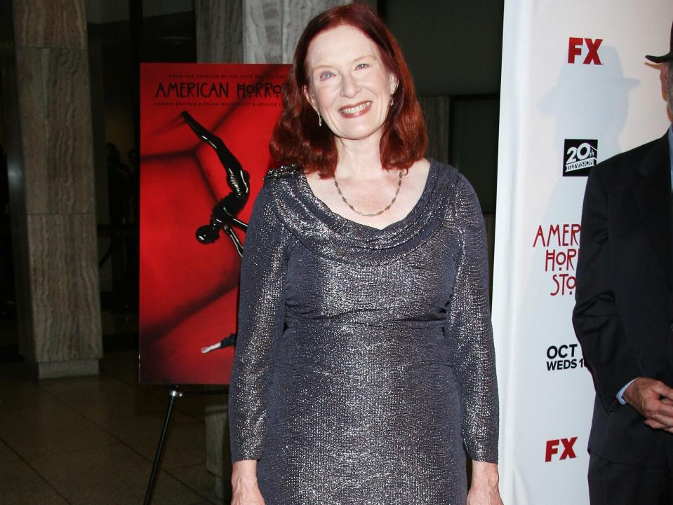 Frances Conroy in 2011 in silver dress