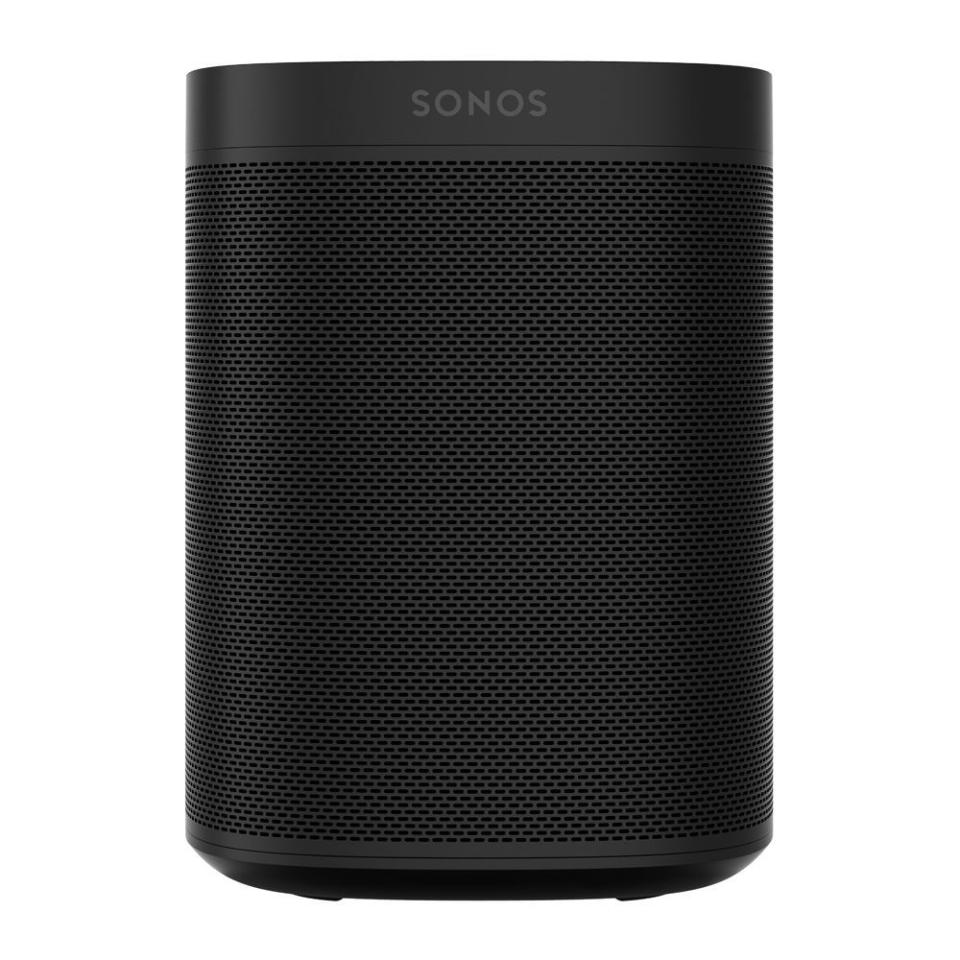 <p><strong>Sonos</strong></p><p>sonos.com</p><p><strong>$917.00</strong></p><p><a href="https://go.redirectingat.com?id=74968X1596630&url=https%3A%2F%2Fwww.sonos.com%2Fen-us%2Fshop%2Fone-sl&sref=https%3A%2F%2Fwww.bestproducts.com%2Ftech%2Felectronics%2Fg34374775%2Fbest-sonos-speaker%2F" rel="nofollow noopener" target="_blank" data-ylk="slk:Shop Now;elm:context_link;itc:0;sec:content-canvas" class="link ">Shop Now</a></p><p>The Sonos One SL (the SL stands for speechless) is a microphone-free version of the Sonos One, so it's slightly cheaper. A pair of One SL speakers serve as the perfect rear speakers to help you enjoy a cinematic listening experience for your home theater.</p><p>I recommend placing them to the left and right of your couch. The speakers can be attached to a floor <a href="https://www.amazon.com/Sanus-Wireless-Sonos-Speaker-Built/dp/B07735JTW8/?tag=syn-yahoo-20&ascsubtag=%5Bartid%7C2089.g.34374775%5Bsrc%7Cyahoo-us" rel="nofollow noopener" target="_blank" data-ylk="slk:stand;elm:context_link;itc:0;sec:content-canvas" class="link ">stand</a>, or <a href="https://www.amazon.com/Sanus-Wireless-Speaker-Mounts-Sonos/dp/B0B52G993Y/?tag=syn-yahoo-20&ascsubtag=%5Bartid%7C2089.g.34374775%5Bsrc%7Cyahoo-us" rel="nofollow noopener" target="_blank" data-ylk="slk:wall-mounted;elm:context_link;itc:0;sec:content-canvas" class="link ">wall-mounted</a> with the right accessories. They deliver ambient and surround effects that'll make your movie-watching experience much more immersive.</p>