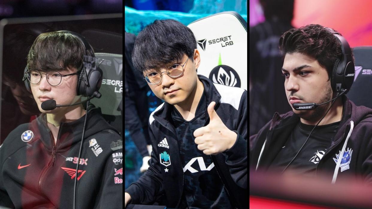 From left to right: T1's Lee 