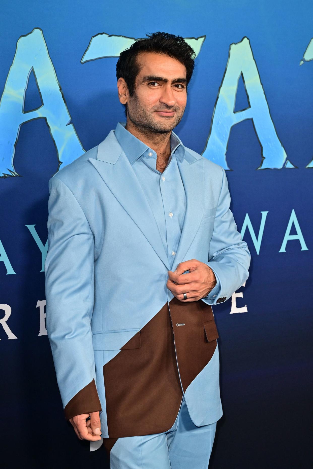 US-Pakistani actor Kumail Nanjiani arrives for the premiere of 