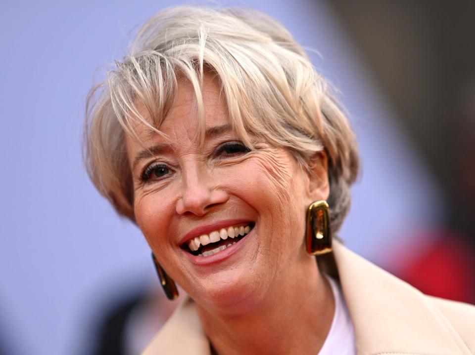 Dame Emma Thompson photographed on 5 October 2022 (Gareth Cattermole/Getty Images)