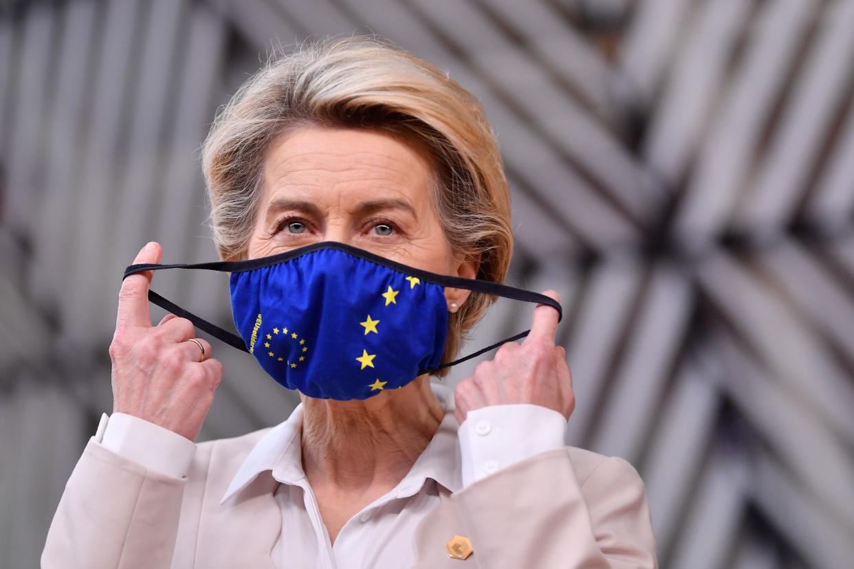 Ursula von der Leyen has warned the likelihood of no-deal is increasing. (Getty)