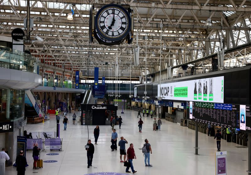 National rail strike In London