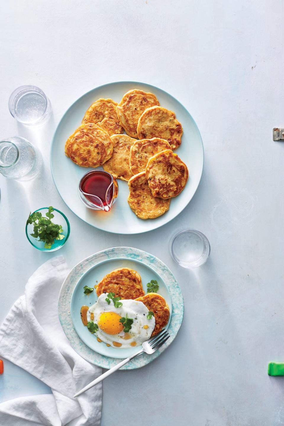 Spanish Chorizo Corn Cakes