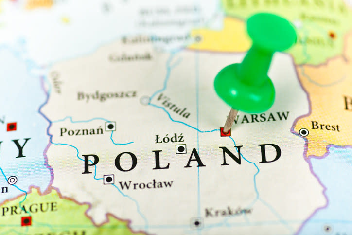 A map of Poland