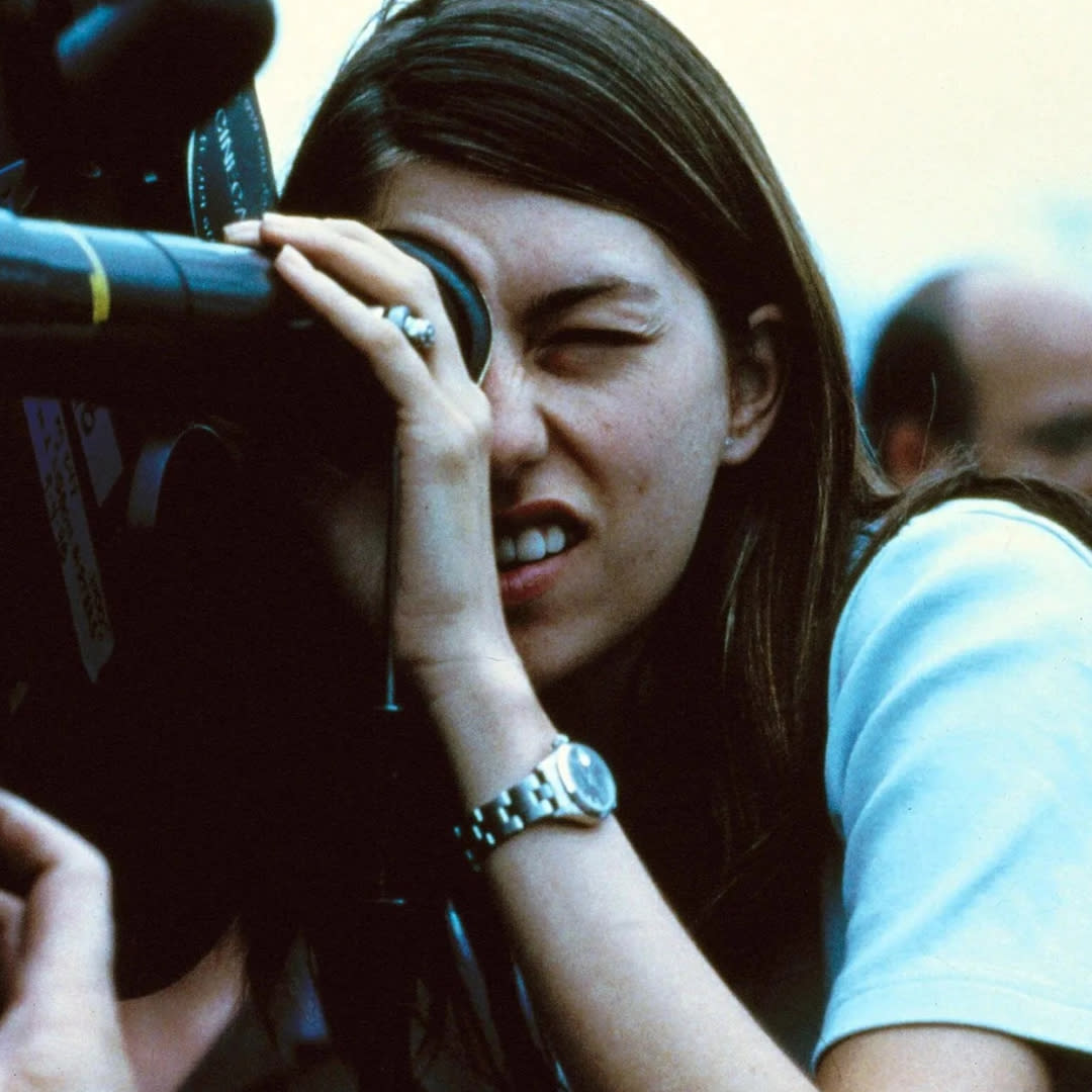  Sofia coppola directing the virgin suicides. 