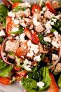 <p>Even so-called <a href="https://www.delish.com/uk/cooking/a29469948/how-to-cook-spinach/" rel="nofollow noopener" target="_blank" data-ylk="slk:spinach;elm:context_link;itc:0;sec:content-canvas" class="link ">spinach</a> haters will love this recipe. The combination of sweet strawberries, herb chicken, creamy goat cheese, and spicy red onions make you forget the fact that you're eating <a href="https://www.delish.com/uk/cooking/recipes/a31952820/prawn-salad/" rel="nofollow noopener" target="_blank" data-ylk="slk:salad;elm:context_link;itc:0;sec:content-canvas" class="link ">salad</a>. It's a miracle! </p><p>Get the <a href="https://www.delish.com/uk/cooking/recipes/a32484972/easy-strawberry-spinach-salad-recipe/" rel="nofollow noopener" target="_blank" data-ylk="slk:Strawberry Spinach Salad;elm:context_link;itc:0;sec:content-canvas" class="link ">Strawberry Spinach Salad</a> recipe.</p>