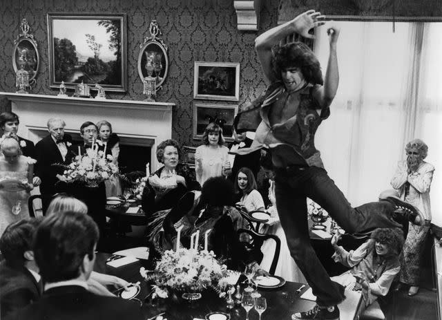 <p>United Artists/Getty</p> Treat Williams in a scene from the 1979 film 'Hair.'