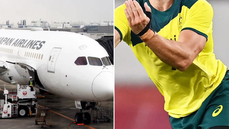 The Aussie athletes are under investigation over their behaviour on a flight home from the Tokyo Olympics. Image: Getty
