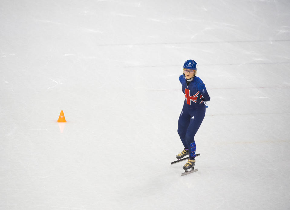 Elise Christie suffered disappointment again in the 1500m short track speed skating (Andy J Ryan/Team GB)