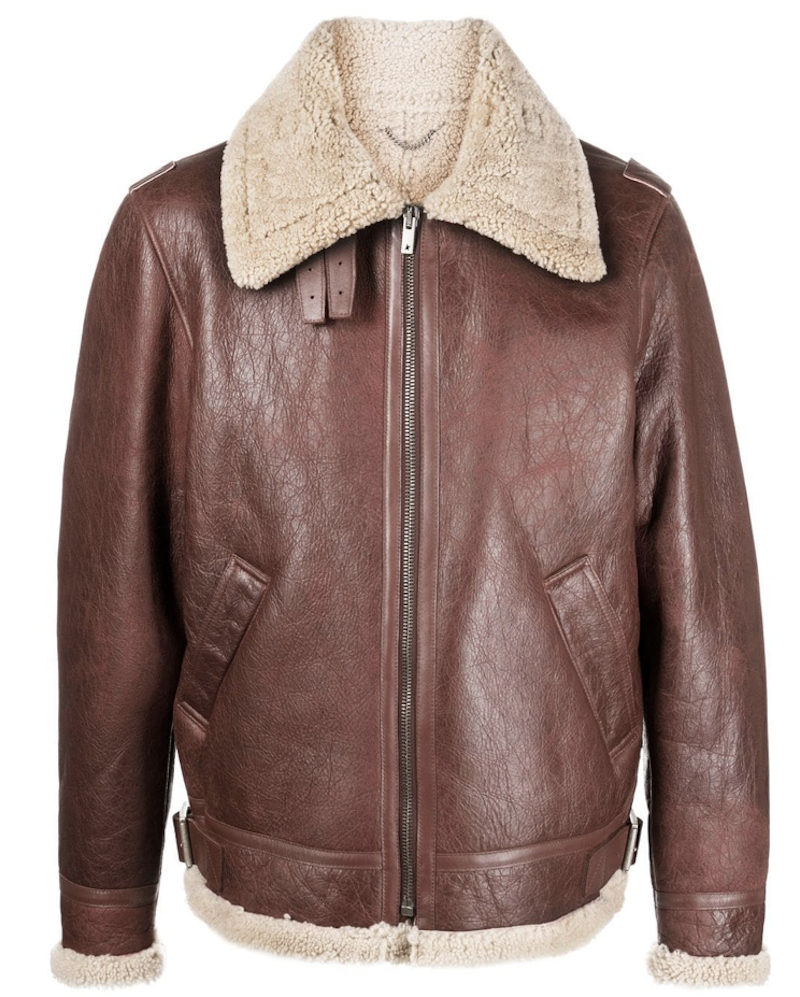 <p><strong>Golden Goose</strong></p><p>farfetch.com</p><p><strong>$2960.00</strong></p><p>In case you didn't know, leather jackets come in more than just black. If you need proof, just check out Golden Goose's chestnut shearling coat.</p>
