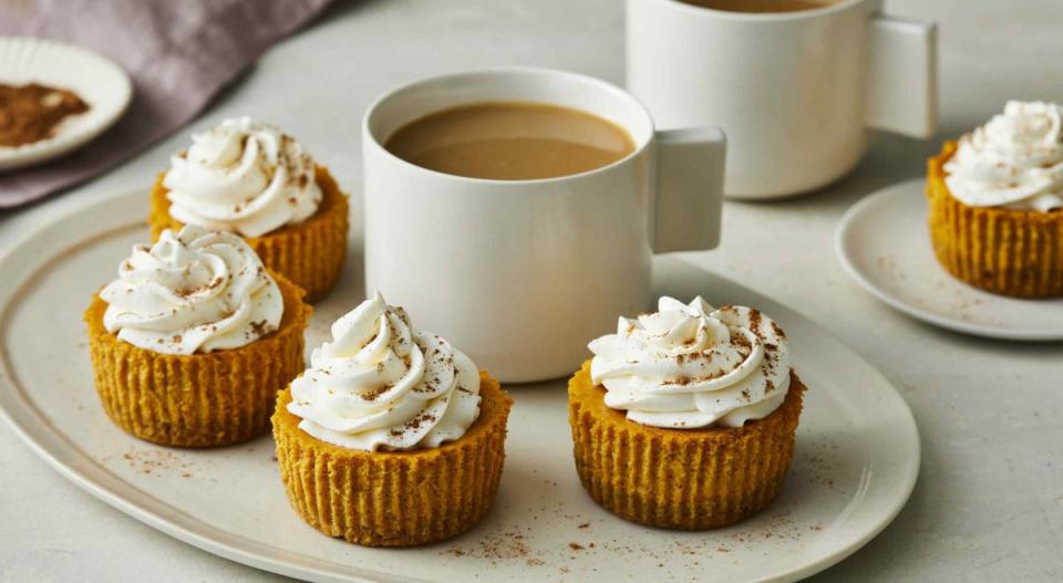 Mini Pumpkin Cheesecakes