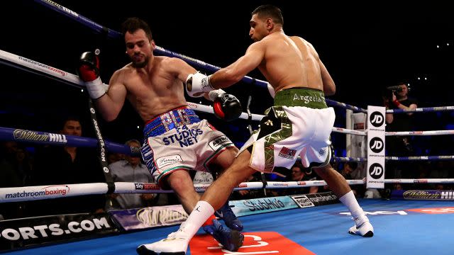 Khan obliterated Lo Greco. Image: Getty