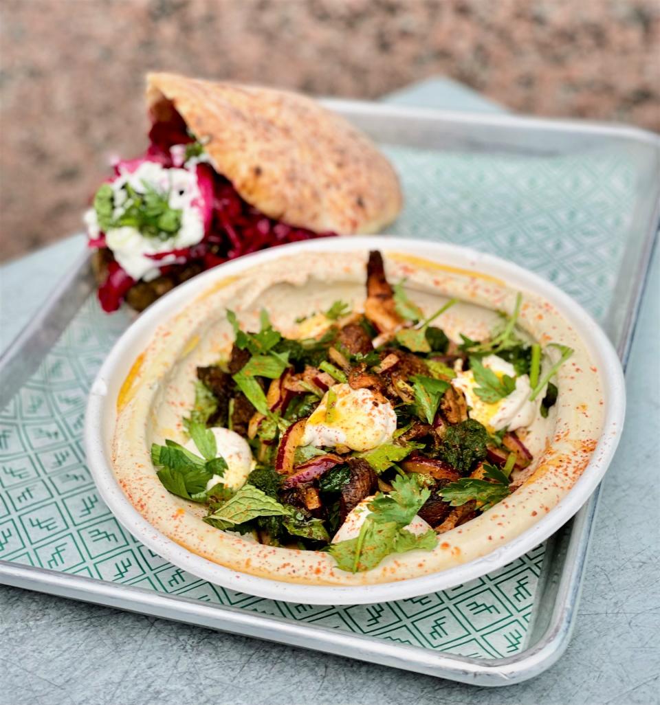 You can still get TLV chef Bertie Richter's hummus, but now it's served at Ezov.