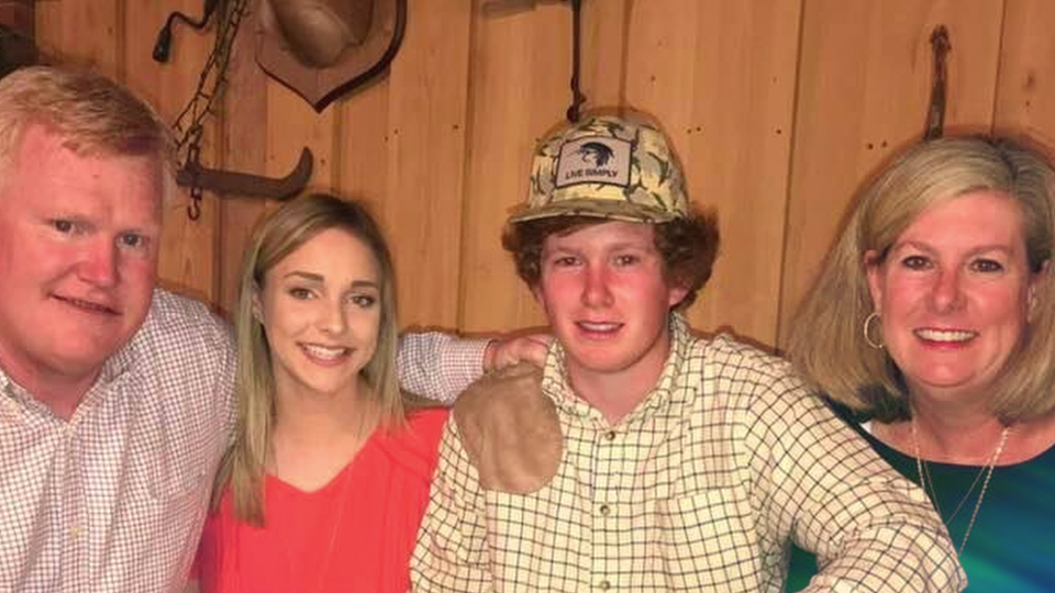 Alex Murdaugh with Morgan Doughty, who dated Paul Murdaugh and Maggie Murdaugh. Paul and Maggie were killed on June 7, 2021.