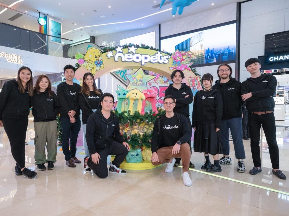Members of the Neopets development team together in Hong Kong (The Neopets Team)