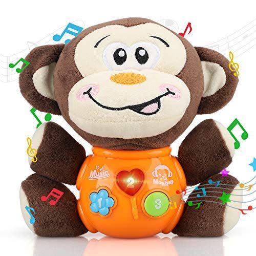 1) Plush Monkey Musical Toy