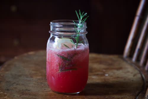 Boozy Watermelon Rosemary Lemonade