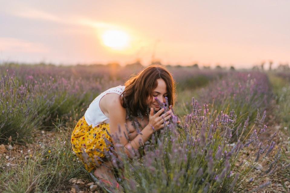 Scents like lavender might help depressed people access more memories and help them heal faster. Getty Images