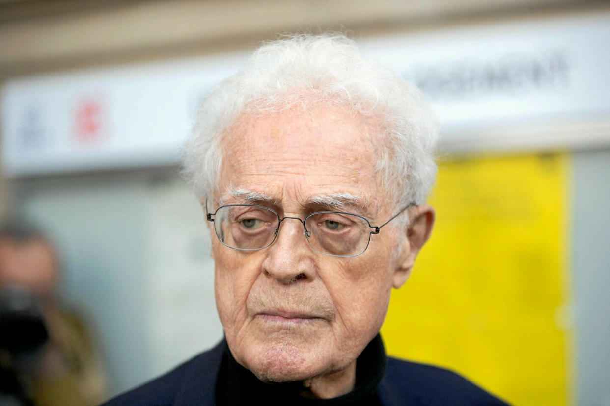 Lionel Jospin a taclé les choix d'Emmanuel Macron à l'approche des législatives, dans une interview sur BFMTV, le 23 juin 2024.   - Credit:Paoloni Jeremy/ABACA