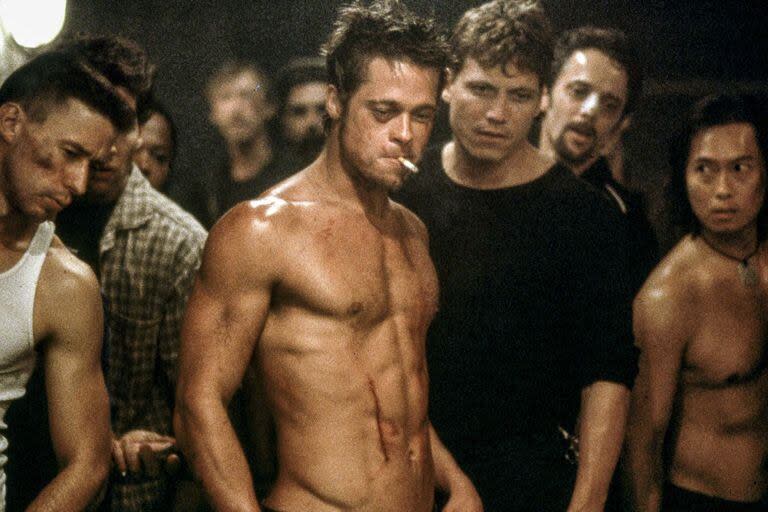 Brad Pitt protagoniza El club de la pelea (Captura video)