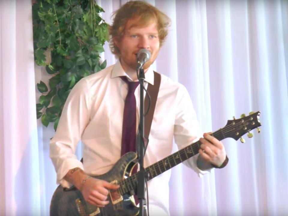 ed sheeran wedding song