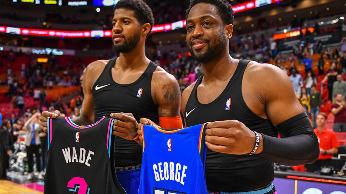 Dwyane Wade's jersey swap collection is already hilariously out of