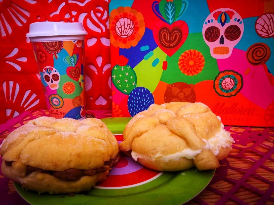 Mallorca pan de muerto relleno