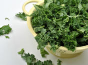 <b>Kale </b><br>Long sidelined as a lowly garnish, this green belongs center stage on your plate. One raw chopped cup contains 34 calories and about 1.3 grams of fiber, as well as a hearty helping of iron and calcium. <br><b>Eat more</b> Mix chopped raw kale into cooked black beans. Or slice kale into thin strips, sauté it with vegetable broth and top with orange slices. Make it a meal by tossing the mix with quinoa.