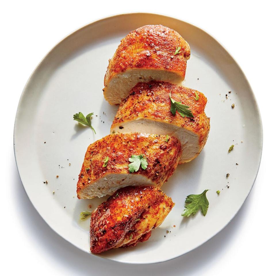 Smoky Pan-Seared Chicken Breasts