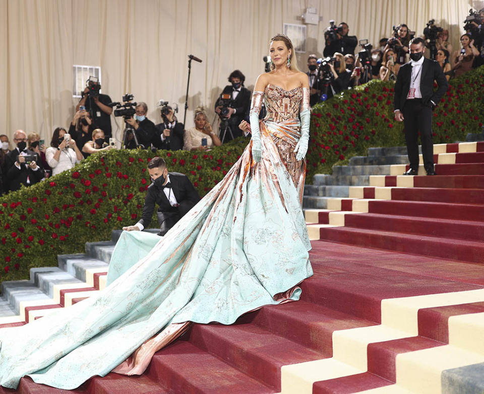 Blake Lively at The 2022 Met Gala celebrating In America: An Anthology of Fashion held at the The Metropolitan Museum of Art on May 2, 2022 in New York City. - Credit: Christopher Polk for Variety