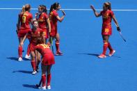 FILE PHOTO: Hockey - Women's Pool B - New Zealand v Spain