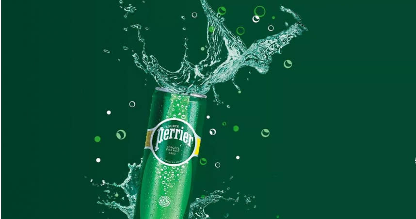 礦泉水品牌沛綠雅（Perrier）傳出被法國政府化驗出了「糞便來源」的細菌。（圖／翻攝Perrier官方網站）