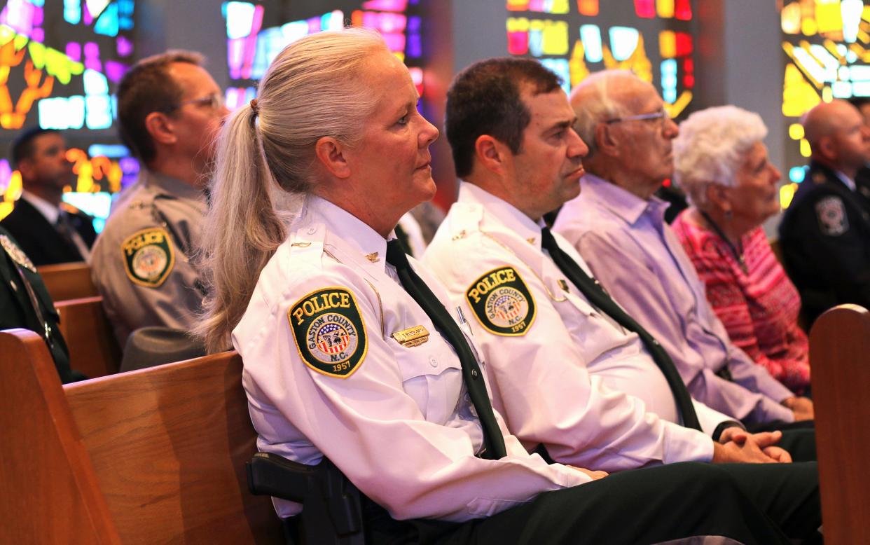 Many attended an event for National Peace Officers Week held Thursday, May 19, 2022, at the 	Holy Communion Church on West Church Street in Dallas.